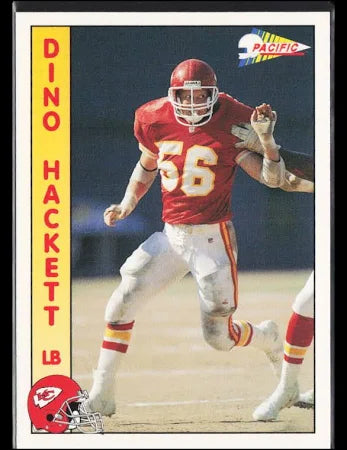 1992 Pacific Dino Hackett Football Card #460