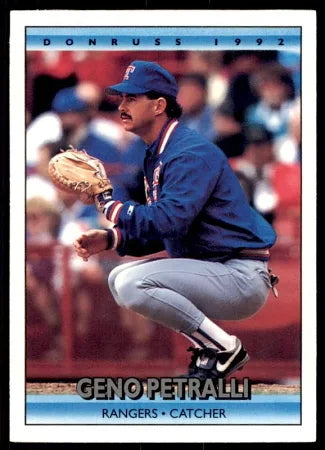 1992 Donruss Eugene James Petralli Jr. Baseball Card #550
