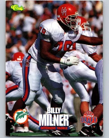 1995 Topps Bowman's Best Billy Milner Football Card #25