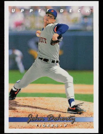1993 Upper Deck John Doherty Baseball Card #757