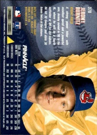 1994 Pinnacle Jeromy Burnitz Baseball Card #395