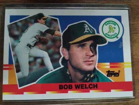 1990 Topps Robert Lynn Welch Baseball Card #106