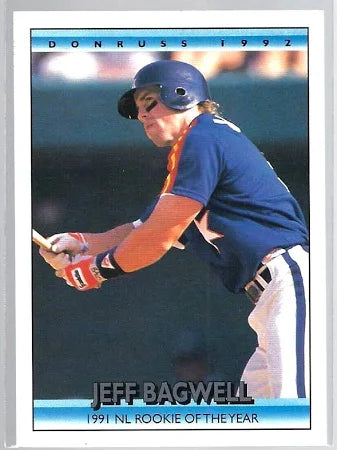 1992 Donruss Jeff Bagwell- National League Rookie of the Year Baseball Card #BC6