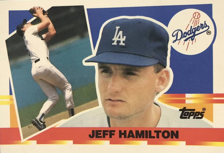 1990 Topps Jeffrey Robert Hamilton Baseball Card #98