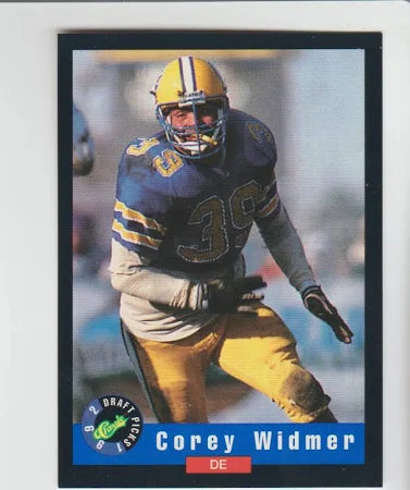 1992 Classic Draft Picks Corey Widmer Football Card #69