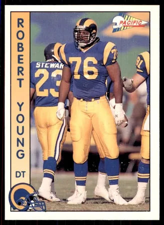 1992 Pacific Robert Young Football Card #483