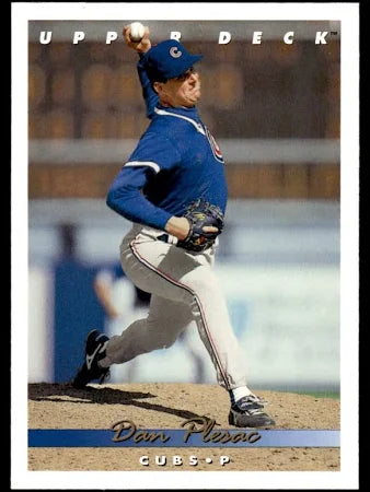 1993 Upper Deck Dan Plesac Baseball Card #804