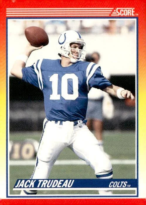 1990 Score Jack Trudeau Football Card #266