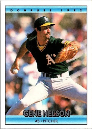 1992 Donruss Wayland Eugene Nelson Baseball Card #696