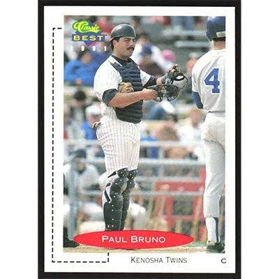 1991 Classic Paul Bruno Baseball Card #343