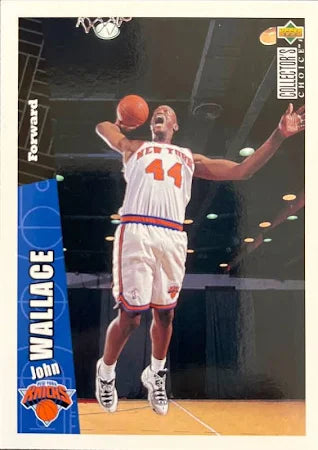 1996 Upper Deck Collectors Choice John Wallace Basketball Card #295