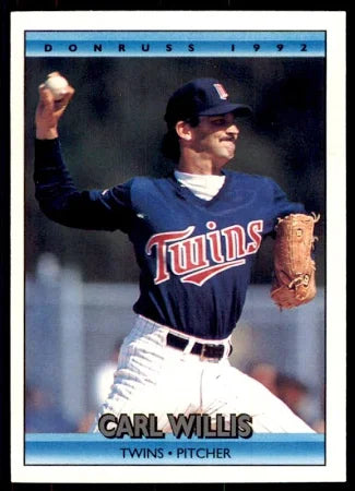 1992 Donruss Carl Blake Willis Baseball Card #665