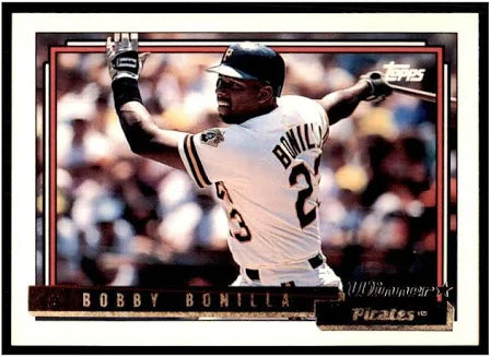 1992 Topps Bobby Bonilla Baseball Card #160