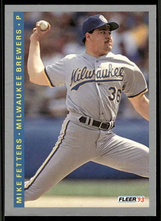1993 Fleer Mike Fetters Baseball Card #249