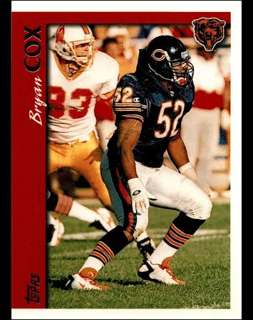 1995 Upper Deck Bryan Cox Football Card #168