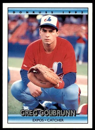 1992 Donruss Gregory Joseph Colbrunn Baseball Card #557