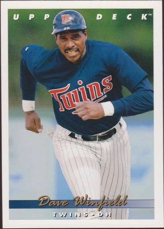 1993 Upper Deck Dave Winfield Baseball Card #786