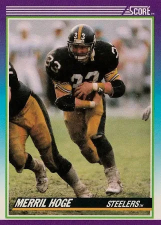 1990 Score Merril Hoge Football Card #123