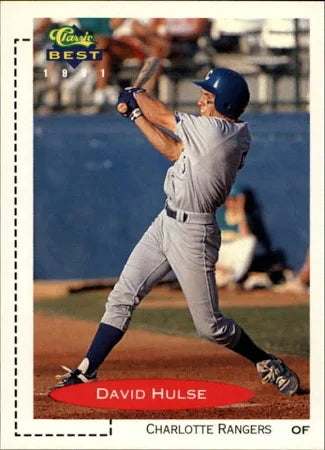 1991 Classic Best David Hulse Baseball Card #197