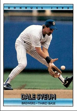 1992 Donruss Dale Curtis Sveum Baseball Card #452