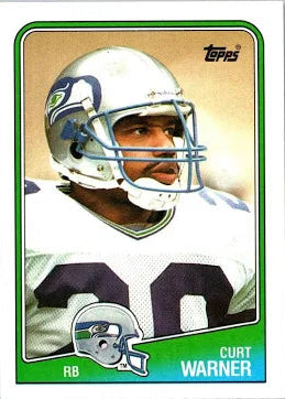 1988 Topps Curt Warner Football Card #132
