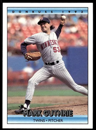 1992 Donruss Mark Andrew Guthrie Baseball Card #691