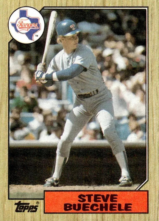 1987 Topps Steve Buechele Baseball Card #176