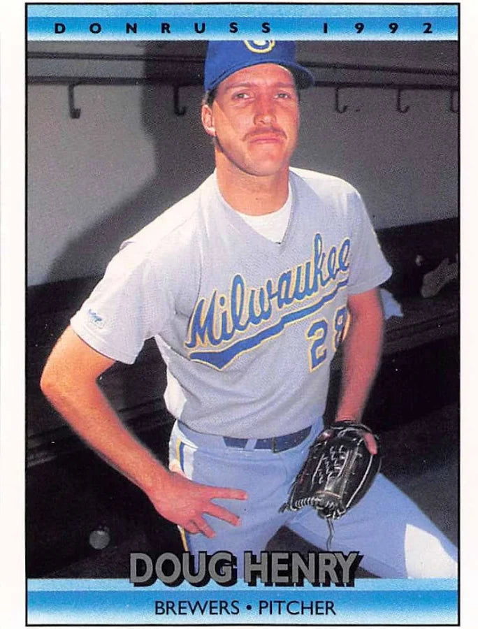 1992 Donruss Richard Douglas Henry Baseball Card #663