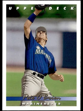 1993 Upper Deck Pete O'Brien Baseball Card #627