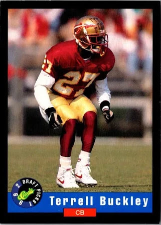 1992 Classic Draft Picks Terrell Buckley Football Card #59