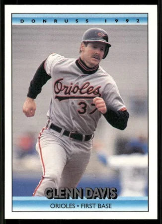 1992 Donruss Glenn Earl Davis Baseball Card #597