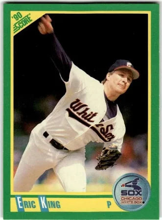 1990 Score Eric King Baseball Card #28