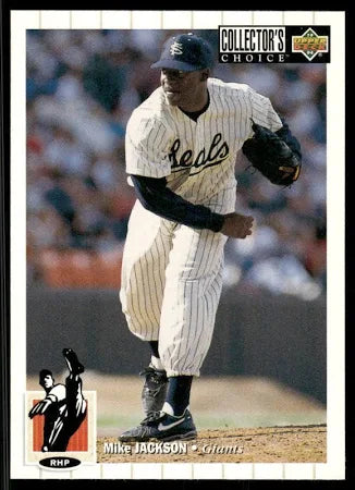 1994 Upper Deck Collectors Choice Mike Jackson Baseball Card #622