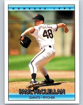 1992 Donruss Paul William McClellan Baseball Card #700