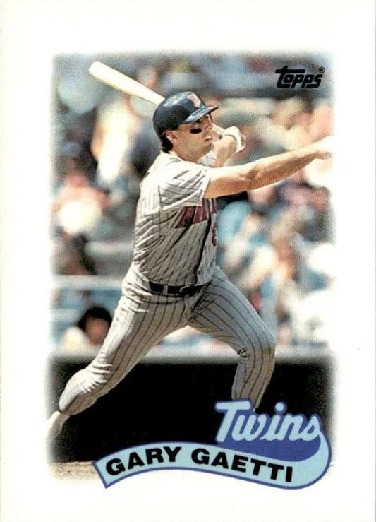 1989 Topps Gary Gaetti Baseball Card #61