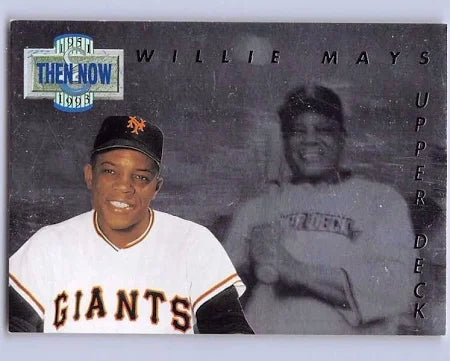 1993 Upper Deck Hologram 1951 Then Now 1993 Willie Mays Baseball Card #TN18