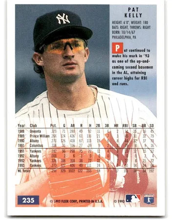 1994 Fleer Pat Kelly Baseball Card #235