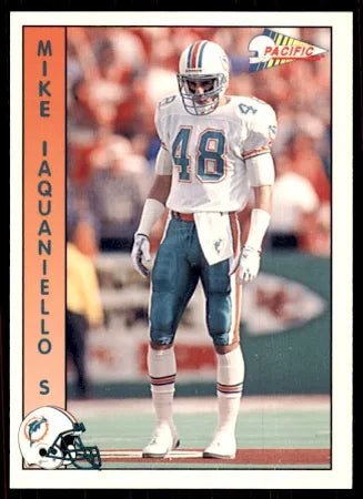 1992 Pacific Mike Iaquaniello Football Card #497