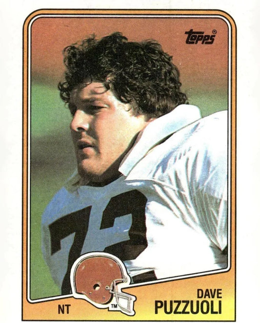1988 Topps Dave Puzzuoli Football Card #100