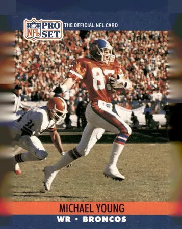 1990 NFL Pro Set Michael Young Football Card #493
