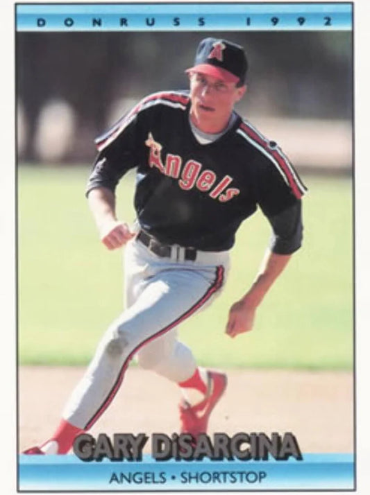 1992 Donruss Gary Thomas DiSarcina Baseball Card #497