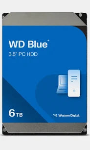 Western Digital 8TB WD Blue PC Internal Hard Drive HDD - 5640 RPM, SATA 6 Gb/s, 256 MB Cache, 3.5" - WD80EAAZ Hard Drive #413257