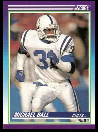 1990 Score Michael Ball Football Card #525