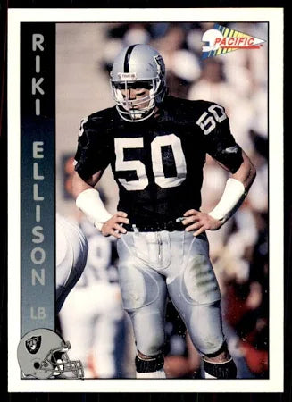 1992 Pacific Riki Ellison Football Card #474