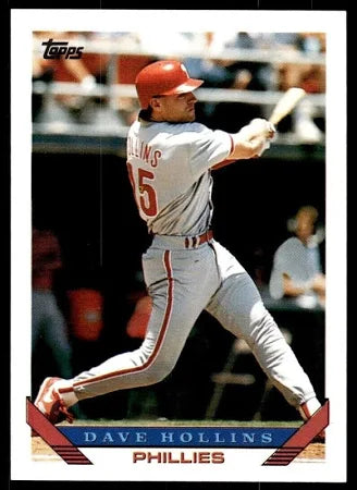 1993 Topps Dave Hollins Baseball Card #17