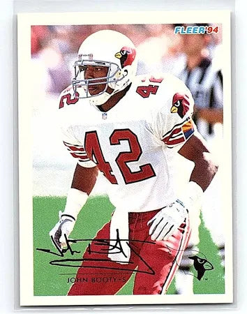 1994 Fleer John Booty Football Card #3