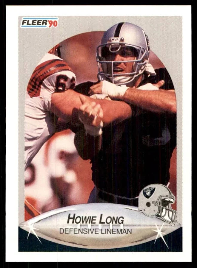 1990 Fleer Howie Long Football Card #257