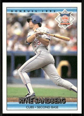 1992 Donruss National League Ryne Dee Sandberg Baseball Card #429