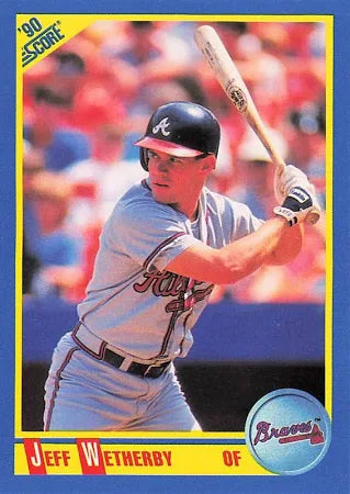 1990 Score Jeff Wetherby Baseball Card #540