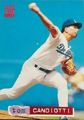 1994 Topps Stadium Club Tom Candiotti Baseball Card #32